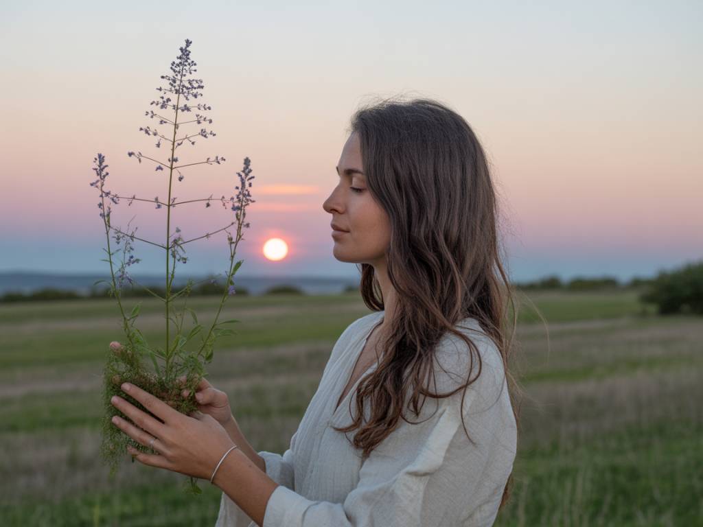 Rituels de pleine lune et bien-être féminin avec les plantes pour se reconnecter à ses cycles