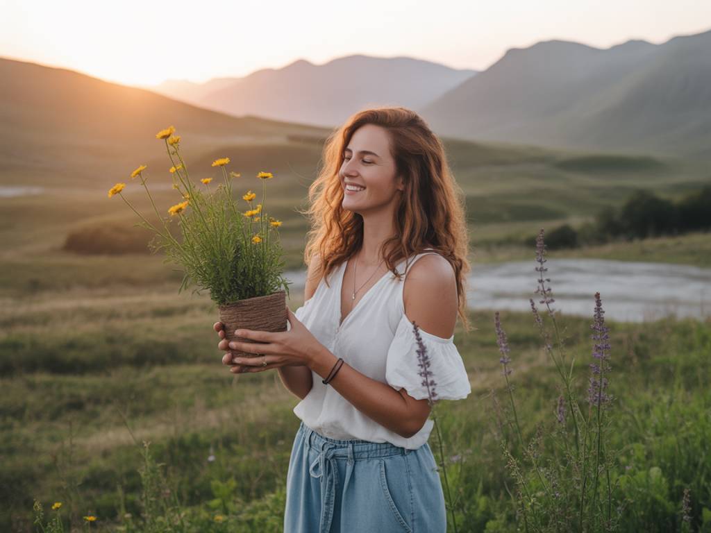 Créer un rituel bien-être du matin pour plus d’énergie et de sérénité grâce aux plantes et aux gestes doux